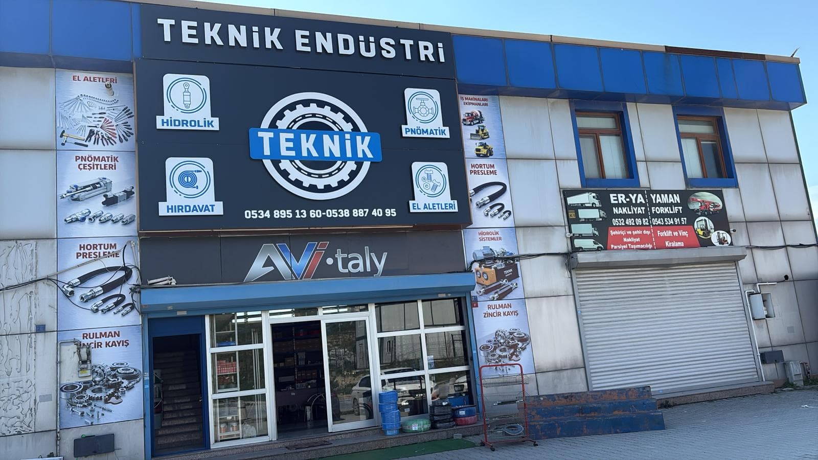 Cephe tabela ve pano uygulaması